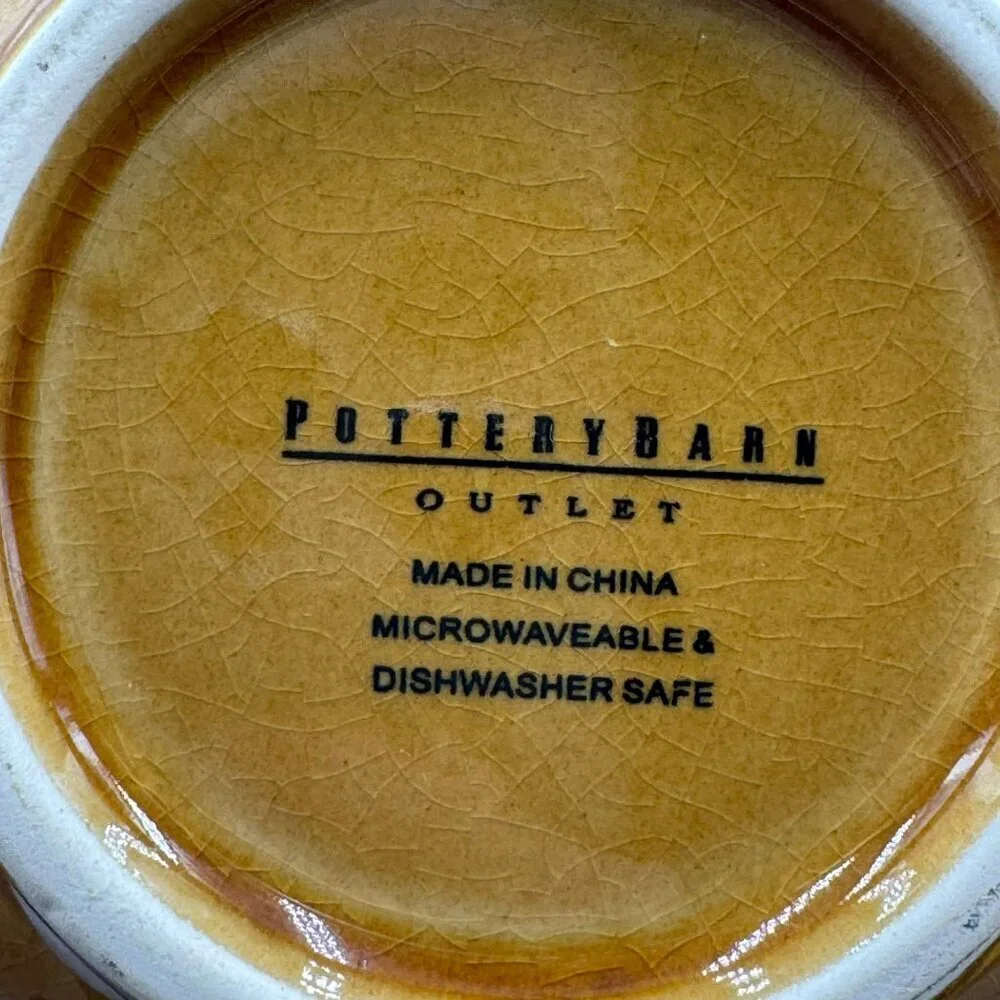 Pottery Barn Ceramic Multi Use Three Section Serving Dish